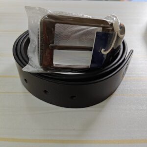 Genuine Leather Brown Belt with Premium Buckle
