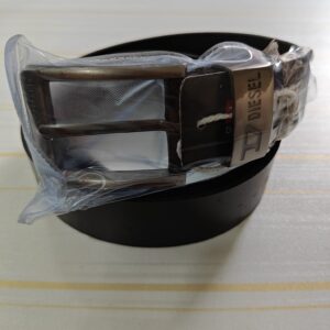 Genuine Leather Brown Belt with Premium Buckle